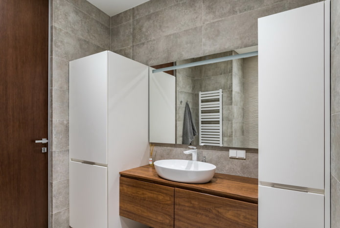 bathroom furniture in the style of minimalism