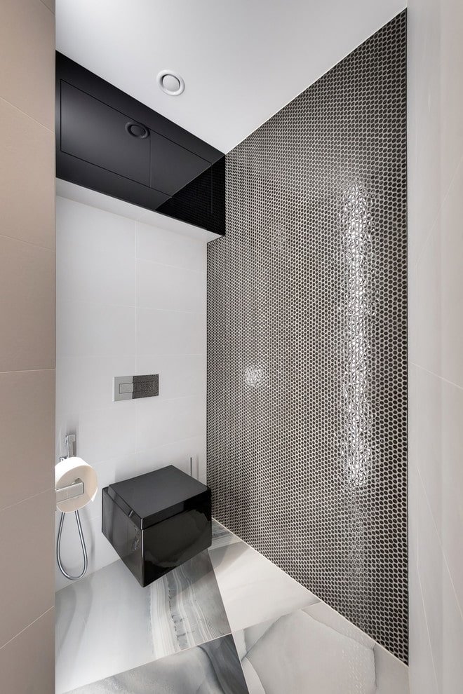 minimalist style toilet interior