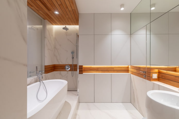 bathroom in the style of minimalism
