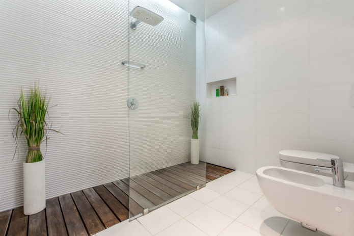minimalist style bathroom interior
