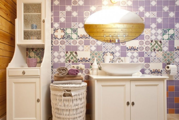 White furniture in the Provence style