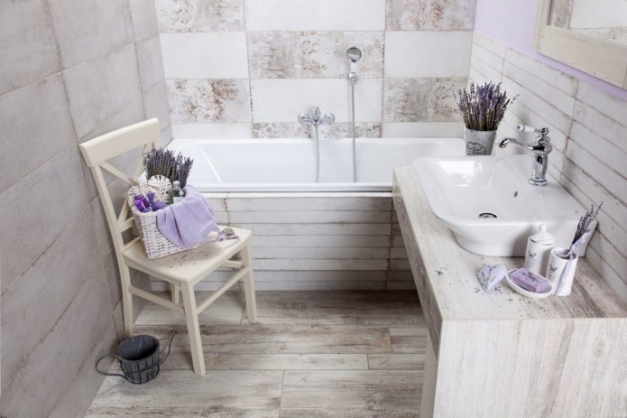 tiles in the bathroom on the floor