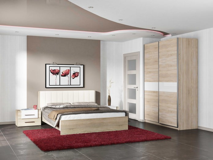 wardrobe made of chipboard