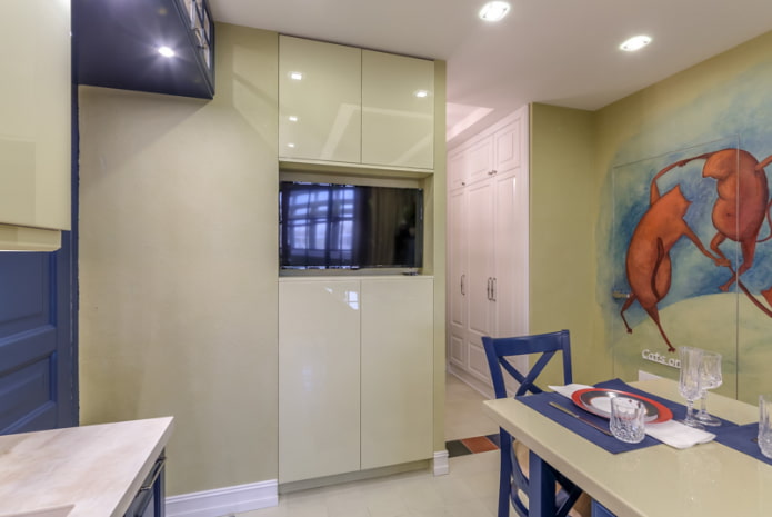 TV in a niche
