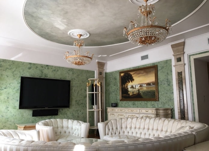 stretch fabric with imitation plaster