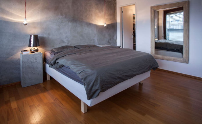 Venetian decorative plaster in loft style