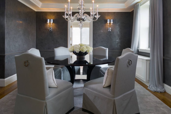 glossy Venetian decorative plaster