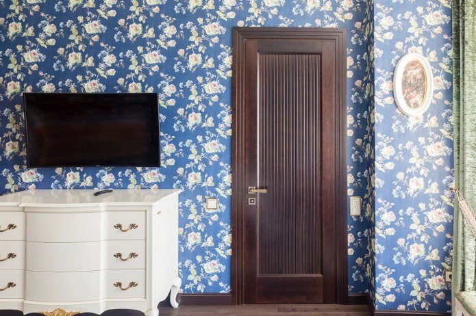 wenge-colored door