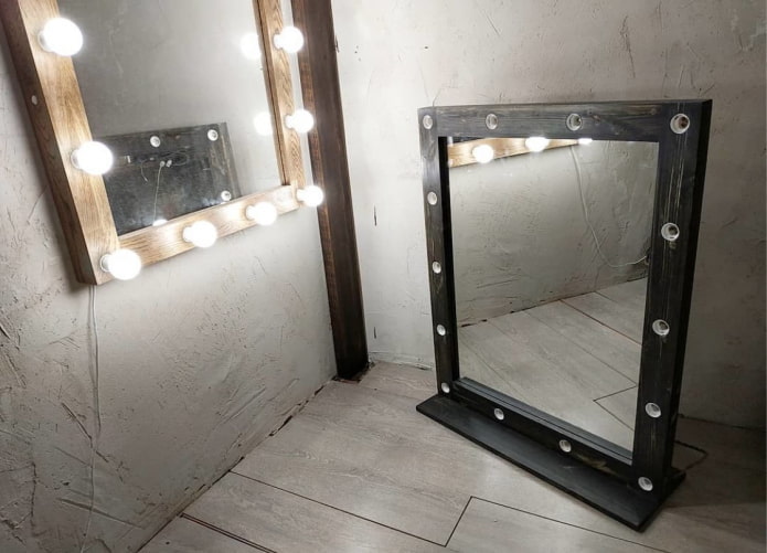 wenge mirror