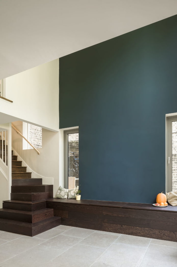 dark wood staircase