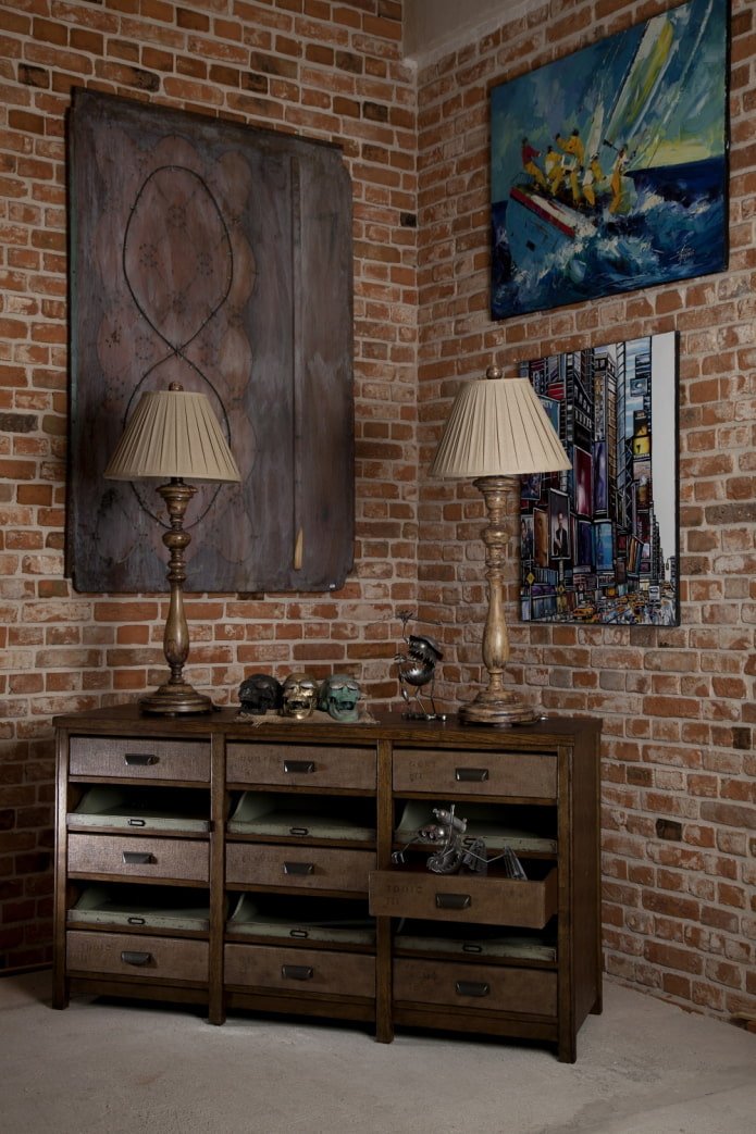 wenge in loft style