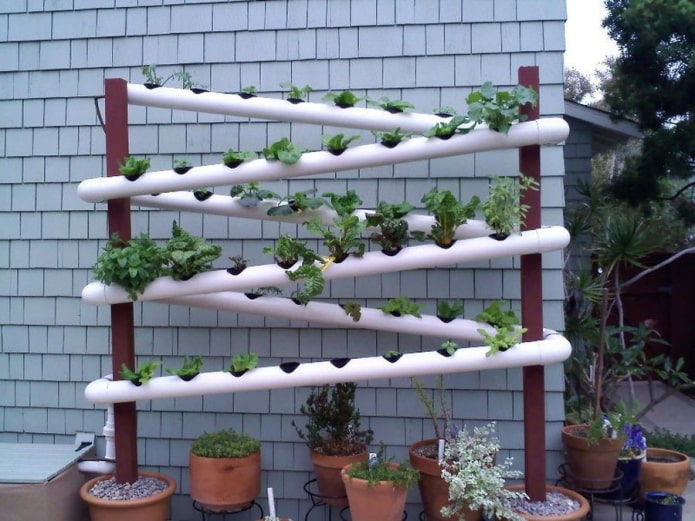 Beds from PVC pipes