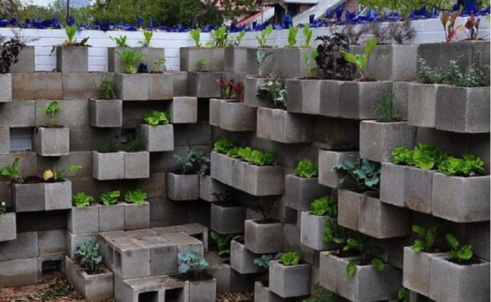 Cinder block beds