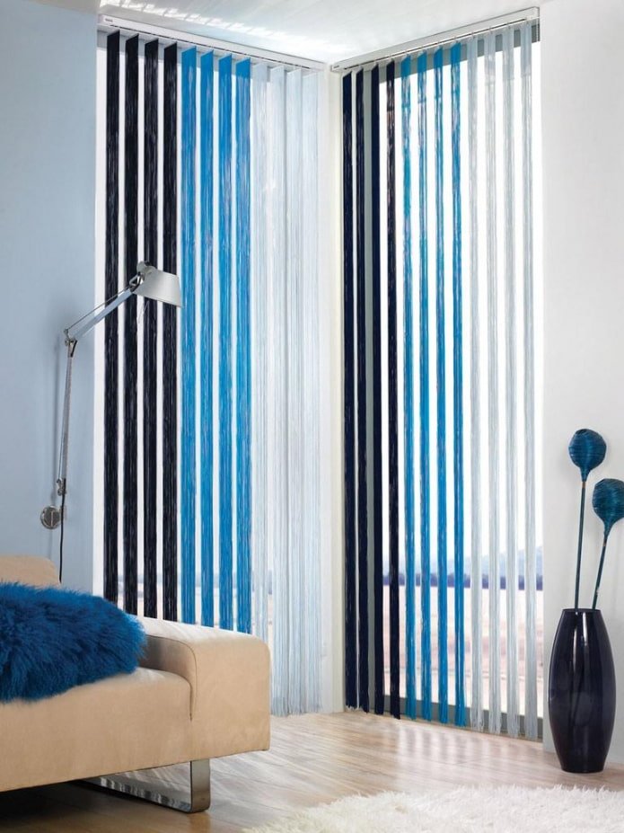 rope blinds in the interior