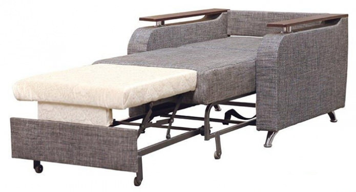 Chair bed with dolphin mechanism