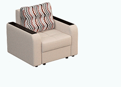 Chair bed with tic-tock mechanism (eurobook)