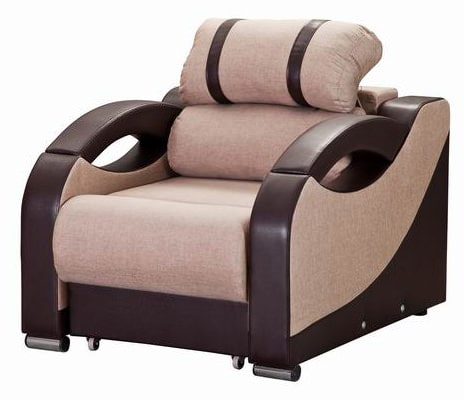 Chair bed with a tick-tock mechanism (eurobook)
