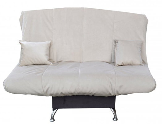 Chair bed with a click-clack mechanism