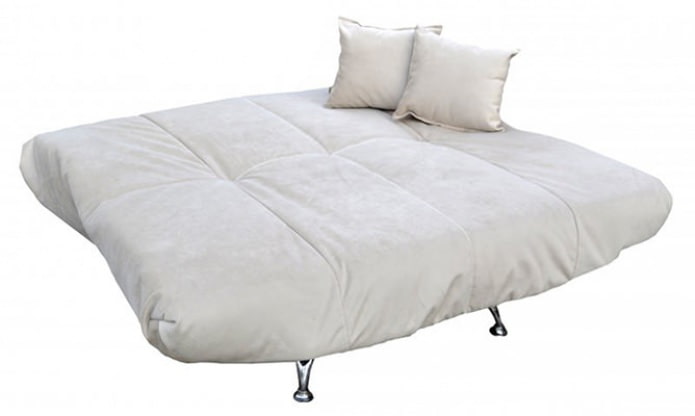 Chair bed with a click-clack mechanism