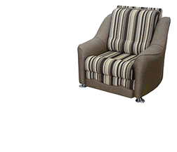 Chair bed with an accordion mechanism