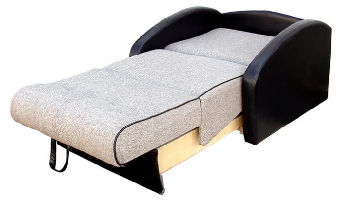 Chair-bed with an accordion mechanism