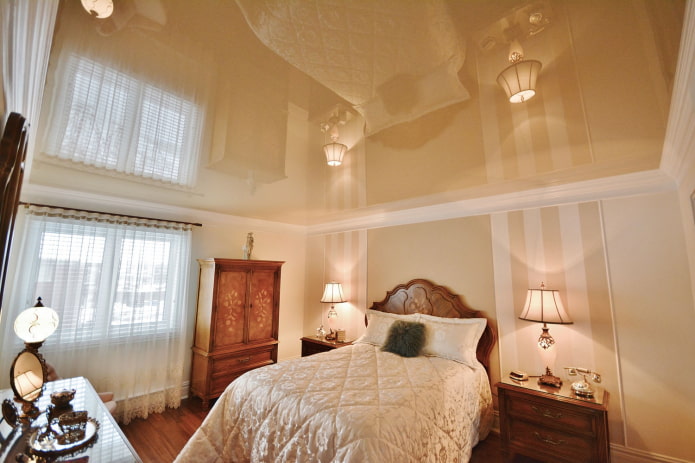 seamless stretch fabric in the interior