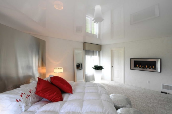 seamless stretch fabric in the interior
