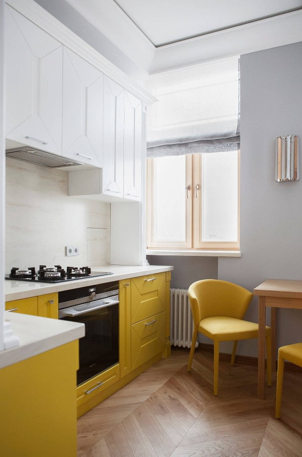 parquet in the kitchen