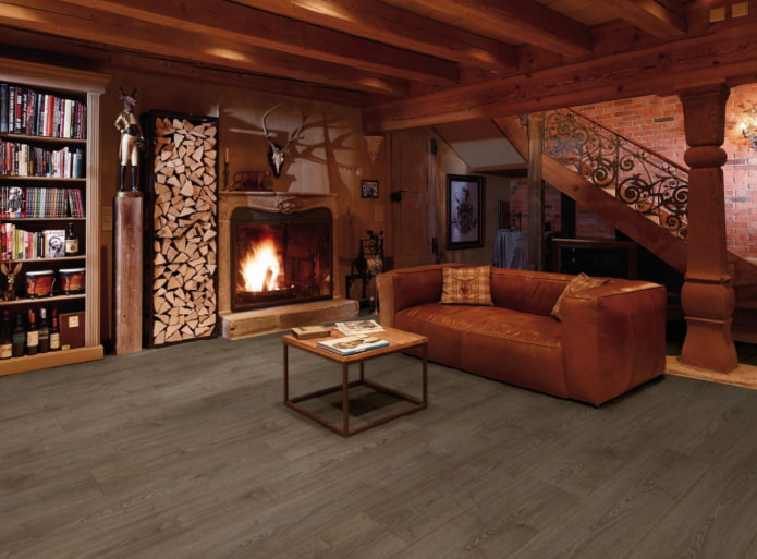 laminate in a private house