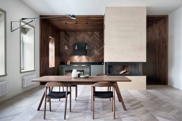 herringbone parquet installation
