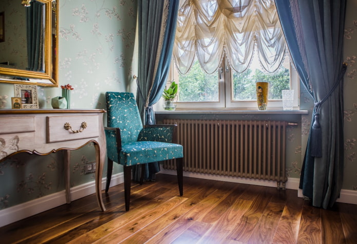floorboard in the living room
