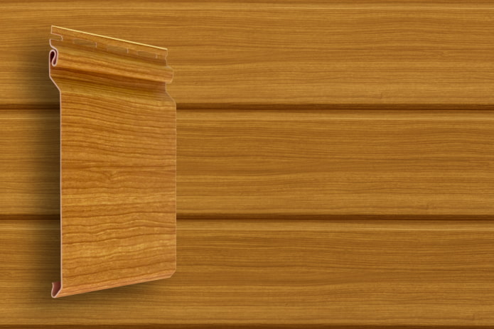vinyl siding under the tree