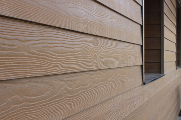 fiber cement siding on a house