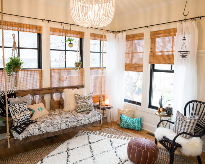 Bamboo curtains