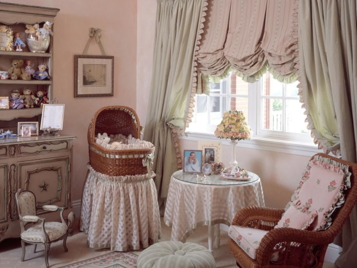 children's room in vintage style