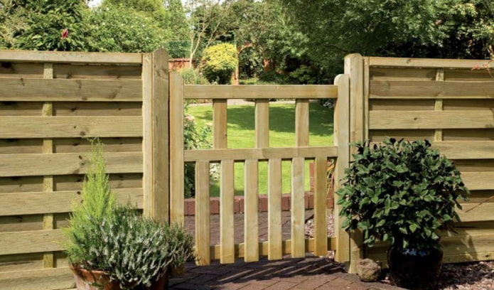 Wooden wicket