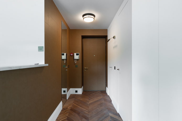 entrance door model in a modern style