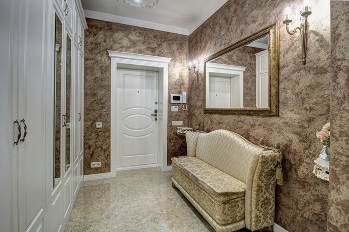 tiles in a classic hallway