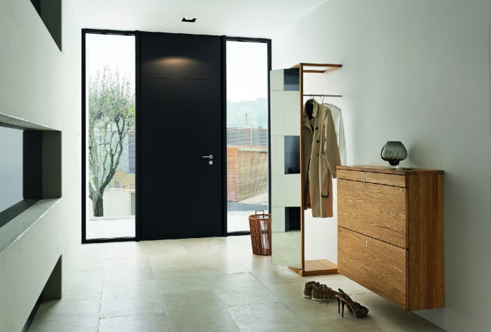 entrance door model in the style of minimalism