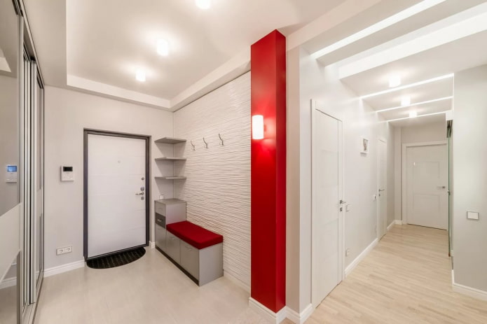 entrance door model in high-tech style