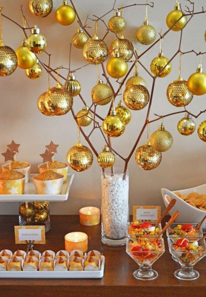 Branches with balls