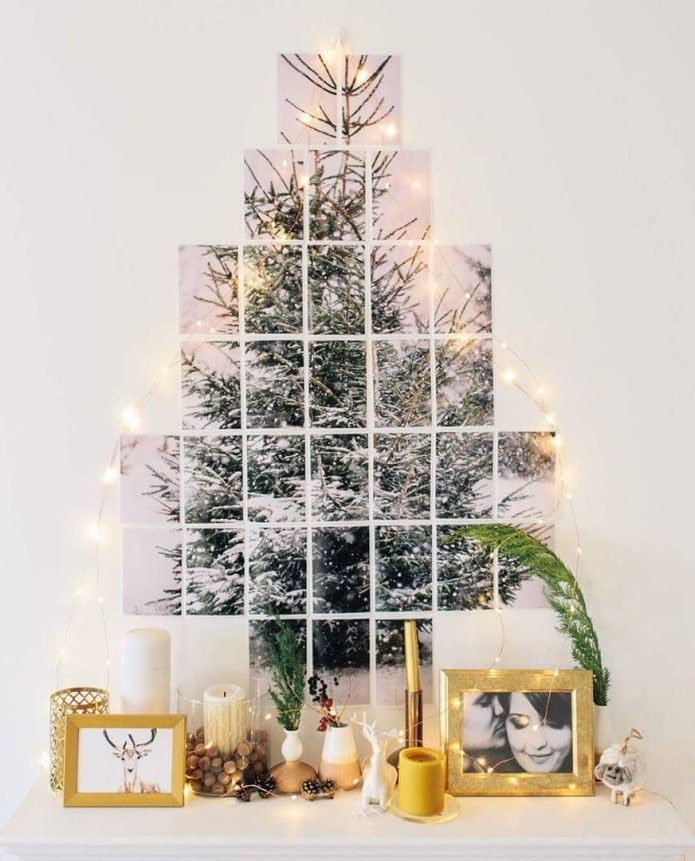 Printed Christmas tree