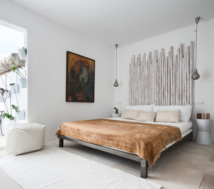 Bamboo bed headboard