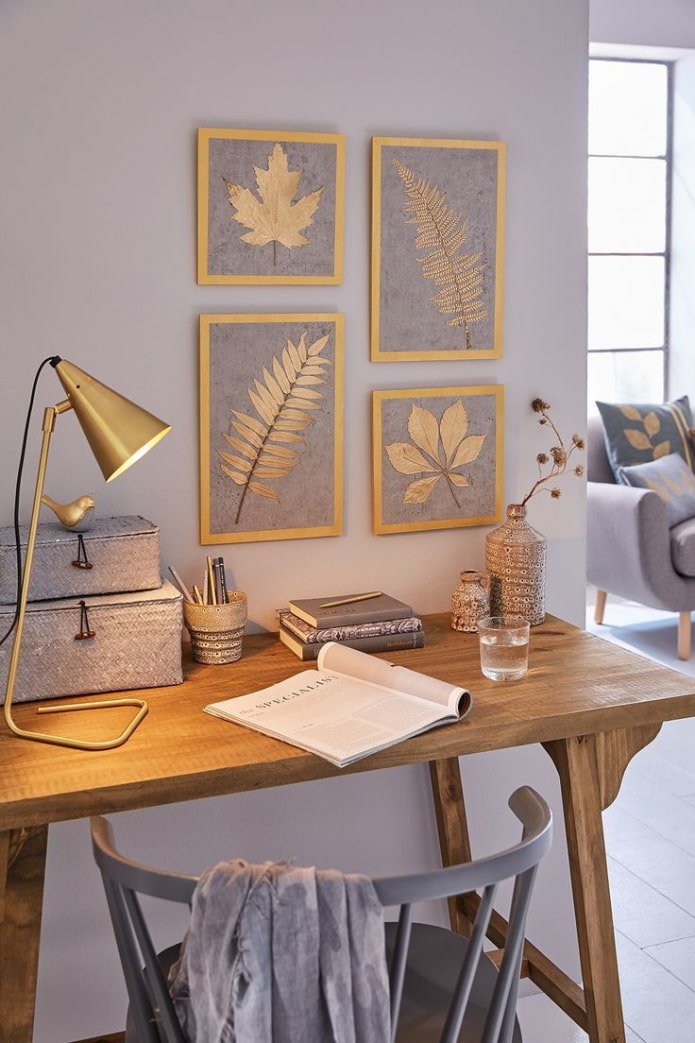 Herbarium with gilding