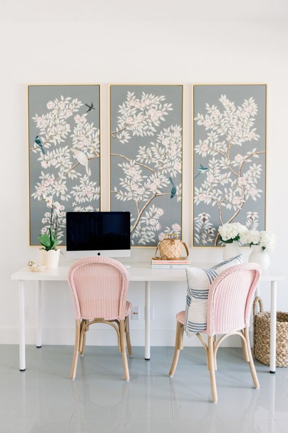 Wallpaper triptych