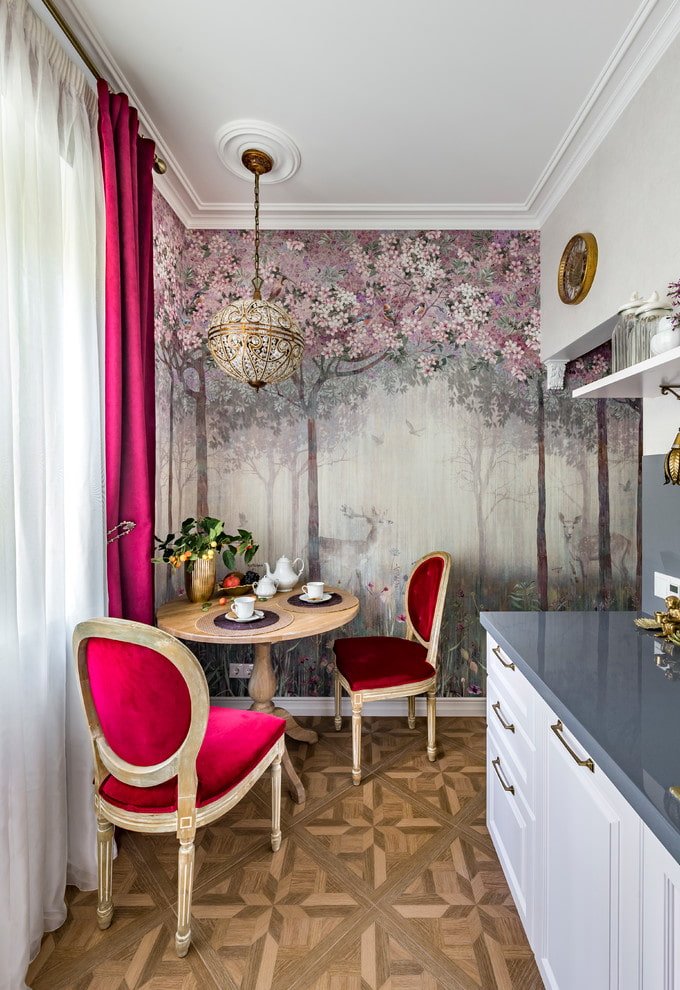 Fresco in the kitchen