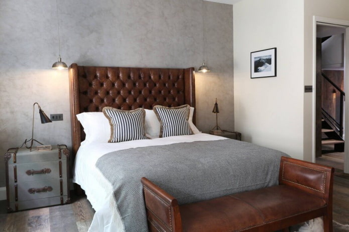 chest near the bed