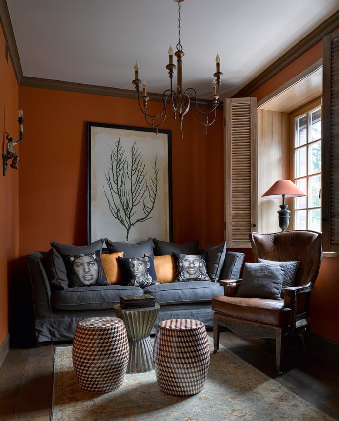 Shutters in the living room