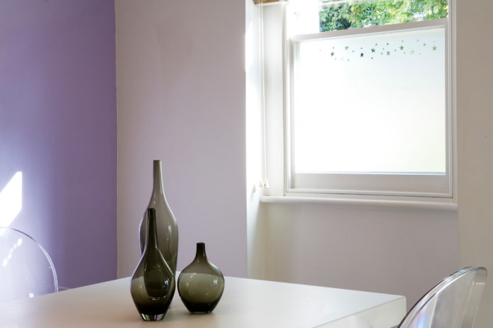 Matte film in the kitchen
