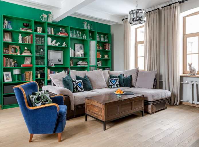 Emerald shelving